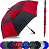 Golf Umbrella Large 62/68/72 Inch, Extra Large Oversize Double Canopy Vented Windproof Waterproof Umbrella, Automatic Open Golf Umbrella for Men and Women and Family. - Red/Black