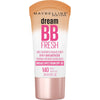 Maybelline Dream Fresh Skin Hydrating BB cream, 8-in-1 Skin Perfecting Beauty Balm with Broad Spectrum SPF 30, Sheer Tint Coverage, Oil-Free, Light/Medium, 1 Fl Oz - 140 DEEP