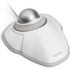 Kensington Orbit Trackball Mouse with Scroll Ring (White) (K72500WW) - White-Grey