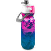 O2COOL ArcticSqueeze Insulated Mist 'N Sip Squeeze Bottle 20 oz., Blue/Blue Splash - Ombre Prism Pink