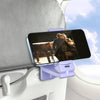 Perilogics Universal in Flight Airplane Phone Holder Mount. Hands Free Viewing with Multi-Directional Dual 360 Degree Rotation. Pocket Size Must Have Airplane Travel Essential Accessory for Flying - Lavender