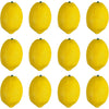 Artificial Fruit Fake Simulation Fruit for Home Kitchen Party Photography Prop Wedding Decoration (12Pcs Mix) - Yellow Lemon