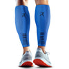Rymora Calf Compression Sleeves Men Women - Leg Compression Sleeve Footless Socks - Shin Splint Relief Fitness Running - Royal Blue