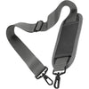 Taygeer Shoulder Strap, 52" Universal Replacement Laptop Shoulder Strap Luggage Duffel Bag Strap Adjustable Comfortable Belt with Metal Hooks for Briefcase Computer Messenger Bag Laptop Case, Black - A-grey