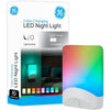 GE Color Changing LED Night Light for Kids, Dusk to Dawn Sensor, Home Decor Apartment Essentials, Wall Lights for Bedroom, Ambient Lighting, Nightlights Plug In, 1 pack, 34693 - Color Changing