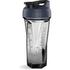 HELIMIX 2.0 Vortex Blender Shaker Bottle Holds upto 28oz | No Blending Ball or Whisk | USA Made | Portable Pre Workout Whey Protein Drink Shaker Cup | Mixes Cocktails Smoothies Shakes | Top Rack Safe - Midnight