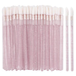 100 Disposable Lip Brushes, Lipstick Applicator, Lip Gloss Wands Pink Tbestmax - My Store