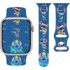 Cute Cartoon Design Pattern Printed Bands Compatible with Apple Watch Band 38mm 40mm 41mm, Grade Soft Silicone Sports Wristband Strap for iWatch Ultra SE & Series 10/9/8/7/6/5/4/3/2/1 - Cartoon Monster E