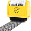 Miseyo Wide Roller Stamp Identity Theft Stamp 1.5 Inch Perfect for Privacy Protection - Yellow - Yellow