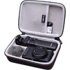 L LTGEM Camera Case Compatible with Sony ZV-1F / ZV-1 / ZV-1 II Vlog Digital Camera, Tripod, Microphone and Vlogger Accessory Kit, Black+Gray - Gray