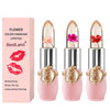 BestLand 6 Pcs/Set Flower Jelly Lipstick Set Temperature Change Moisturizer Long Lasting Nutritious Balm Magic Color Change Lip Gloss - 3Pcs Flower Jelly Lipstick A