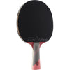 JOOLA Omega Speed - Table Tennis Racket for Advanced Training with Flared Handle - Tournament Level Ping Pong Paddle with Vizon Table Tennis Rubber- Designed for Speed - Red