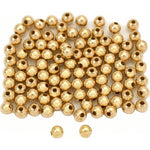 100 14K Gold Filled Round Little Beads Smooth 2.5mm - My Store