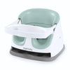 Ingenuity Baby Base 2-in-1 Booster Feeding and Floor Seat with Self-Storing Tray - Peacock Blue - Mist