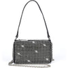 Bling Bling Crystals Evening Clutch Bag for Women Girls Sparkling Crossbody Bag Wedding Prom Party Club Purses Handbags - Black&white Diamonds