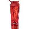 VOLTRX Premium Electric Protein Shaker Bottle, Made with Tritan - BPA Free - 24 oz Vortex Portable Mixer Cup/USB Rechargeable Shaker Cups for Protein Shakes - Crimson Red