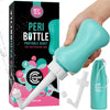 Peri Bottle - Postpartum and Perineal Care - FSA HSA Eligible - Portable Hand Held Travel Bidet Sprayer for Women or Men - Handheld Jet Spray Bottle for Toilet - Pack of 1 - Blue - Turquoise