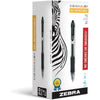 Zebra Pen Sarasa Dry X20 Retractable Gel Pens, 0.7mm Medium Point, Assorted Ink Colors with Rapid Dry Ink Technology, Ideal for Office Supplies and School Supplies, 10-Pack (46881) - Black C