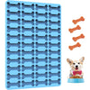 Dog Treat Molds Mini Bone Silicone Sheet, Dog Treat Maker Biscuit Molds with Scraper (1 PCS mini bone) - blue bone