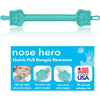 Eztotz Nose Hero - Baby Nose and Ear Cleaner Tool - Made in USA 100% Soft Flexible Rubber Infant Booger Picker - Essential Baby Care Products - Nasal Boogie Sucker Tool - Safe, BPA Free - Teal