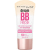 Maybelline Dream Fresh Skin Hydrating BB cream, 8-in-1 Skin Perfecting Beauty Balm with Broad Spectrum SPF 30, Sheer Tint Coverage, Oil-Free, Medium, 1 Fl Oz - 100 LIGHT