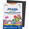 Prang (Formerly SunWorks) Construction Paper, Black, 9" x 12", 50 Sheets - Black