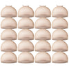Teenitor Wig Caps, 20 Pack Stretchy Nylon Skin Tone Wig Application Caps for Women and Men - Brown - Nude