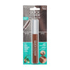 RED by KISS Quick Cover Root Touch Up Rescue (Jet Black), Mascara Natural Water-Resistant Temporary Gray Concealer Cover Up Brush for Hair Mustache & Beard, Formulated with Jojoba Oil - Medium Brown