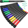 Magnetic Dry Erase Markers Fine Point Tip, 12 Colors White Board Markers Dry Erase Marker with Eraser Cap, Low Odor Whiteboard Markers Thin Marking for Kids Teachers Office School Supplies - 6 Colors(12 Pack)