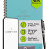 Rocketbook Core Reusable Spiral Notebook, Letter Size 8.5x11, Black - Dotted Pages, App-Connected, Erasable, Durable Cover, Ideal for School, Work, and Creative Projects - Teal