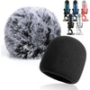 YOUSHARES Pop Filter for Blue Yeti, Yeti Pro Condenser Microphones, Blue Yeti Mic Cover Foam Microphone Windscreen Improve Sound Quality (Black) - A - FoamFurKit