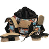 Weaver Leather Grooming Kit, Black/Beige, 65-2055-BK - Bucking Bronc