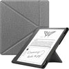 KuRoKo Slimshell Case for Kindle Scribe (2024/2022 Released), Premium Lightweight PU Leather Stand Cover with Auto Sleep/Wake for 10.2 inch Amazon Kindle Scribe 2024(1st Gen)/2022-Black - Grey