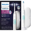 Philips Sonicare ProtectiveClean 5100 Rechargeable Electric Toothbrush, with Pressure Sensor, 3 Cleaning Modes, SmarTimer and QuadPacer, 14-Day Battery Life, Travel Case, White, Model HX6857/11 - White