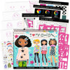 Fashion Angels I Love Fashion Sketch Portfolio, Includes Sketch Pad with Stencils & Stickers, Fashion Design Sketch Book for Girls, Ideal Drawing Kit for Kids - I Love Fashion