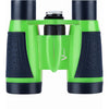 Compact Binoculars for Kids Bird Watching Hiking Camping Fishing Accessories Gear Essentials Best Toy Gifts for Boys Girls Children Toddler Waterproof 5X30 Optical Lens Including Compass - Green