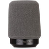 Shure A2WS Locking Microphone Windscreen - Reduces Unwanted Breath and Wind Noise, Black - Compatible with SM57 and 545 Series Mics (A2WS-BLK) - Gray