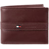 Tommy Hilfiger Men's Passcase Wallet with Removable ID Window - Burgundy