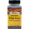Fiebing's Edge Kote (4oz, Light Brown) - Leather Edge Paint for Shoes, Furniture, Purses, Couches, Belts - Flexible, Water Resistant, Semi Gloss Color Coating Leather Dye to Protect Natural Edges - Dark Brown