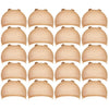 Teenitor Wig Caps, 20 Pack Stretchy Nylon Skin Tone Wig Application Caps for Women and Men - Brown - Beige