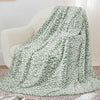 Fleece Cheetah Print Blanket Black Gray Small Kids Throw Blanket Lightweight Cozy Leopard Print Blanket Birthday Gifts for Teens Girls Boys - Leopard Green