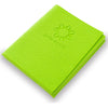 Primasole Folding Yoga Travel Pilates Mat Foldable Easy to Carry to Class Beach Park Tear resistant Travel Picnics 4mm Thick 9 Colors - Lime Green