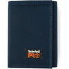 Timberland PRO Men's Cordura Nylon RFID Trifold Wallet with ID Window - navy