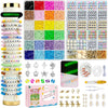 LZOUOWO 5300 Clay Beads Bracelet Making Aesthetic Kit, Polymer Heishi Preppy Letter Beads for Friendship Bracelet, Pearl Disc Beads Charms for Jewelry Making, DIY Creative Gift for Girls 8-12 Teens - 7200pcs