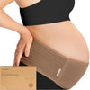 KeaBabies Maternity Belly Bands for Pregnant Women - Soft & Breathable Pregnancy Belly Support Band, Adjustable Maternity Belt for Back, Pelvic Support, Comfortable, Easy to Use (Classic Ivory, M/L) - Warm Tan