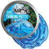 Crazy Aaron's Transparent Thinking Putty - 4" Falling Water Liquid Glass See Through Putty Tin - 90 Grams, Never Dries Out - Made in USA - Falling Water