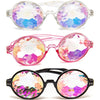SoJourner Bags Kaleidoscope Glasses - Trippy Psychedelic Rave Goggles - Funky Prism Glasses For Raves - Festival Accessories - 3-pack -Kaleidoscope