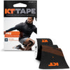KT Tape, Pro Synthetic Kinesiology Athletic Tape, 20 Count, 10” Precut Strip - Jet Black