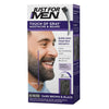 Just For Men Touch of Gray Mustache & Beard, Beard Coloring for Gray Hair with Brush Included for Easy Application, Great for a Salt and Pepper Look - Light & Medium Brown, B-25/35, Pack of 1 - Dark Brown-Black