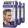 Just For Men Touch of Gray, Mens Hair Color Kit with Comb Applicator for Easy Application, Great for a Salt and Pepper Look - Dark Brown, T-45, Pack of 3 - Dark Brown T-45